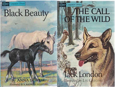 Secondhand Used Book - BLACK BEAUTY by Anna Sewell & THE CALL OF THE WILD by Jack London