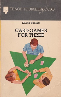 Secondhand Used Book – CARD GAMES FOR THREE by David Parlett