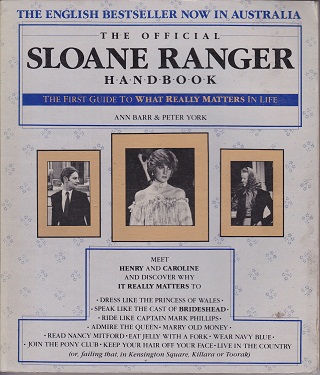 Secondhand Used Book - THE OFFICIAL SLOANE RANGER HANDBOOK by Ann Barr and Peter York
