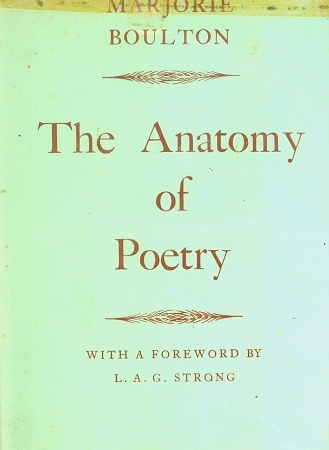 Secondhand Used Book - THE ANATOMY OF POETRY by Marjorie Boulton